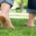 health benefits of walking barefoot on grass