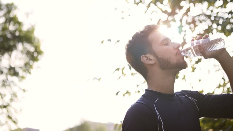 drinking water after wake up morning